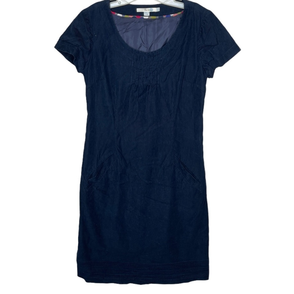 Boden‎ Corduroy Dress Navy Blue